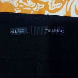 Wide Leg High Waisted Black Dress pants